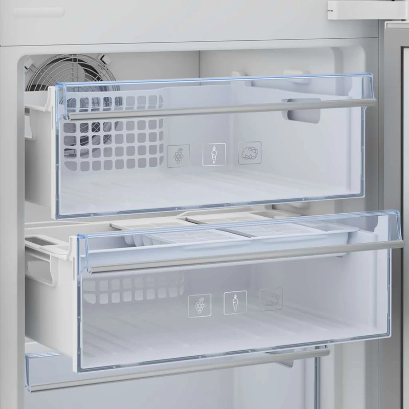 Beko BCNA306E4SN beépíthető alulfagyasztós hűtő NoFrost 193cm