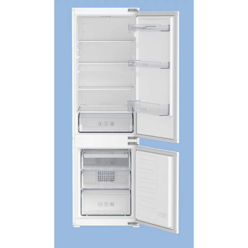 Beko BCSA285K4SN beépíthető alulfagyasztós hűtő 178cm