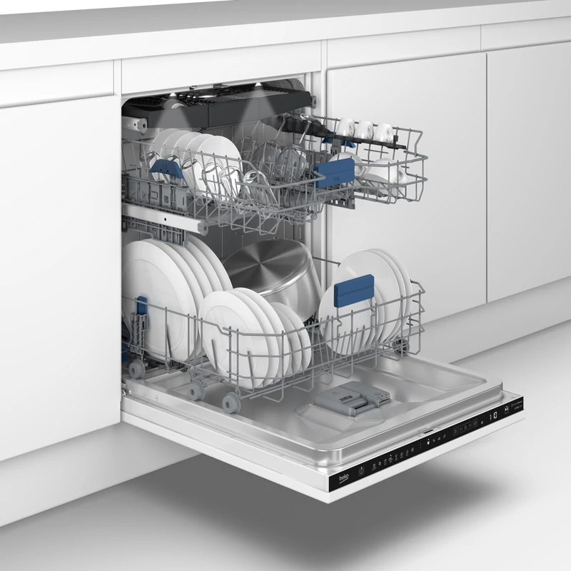 Beko BDIN38550C teljesen beépíthető mosogatógép CornerIntense™ szórókar 60cm