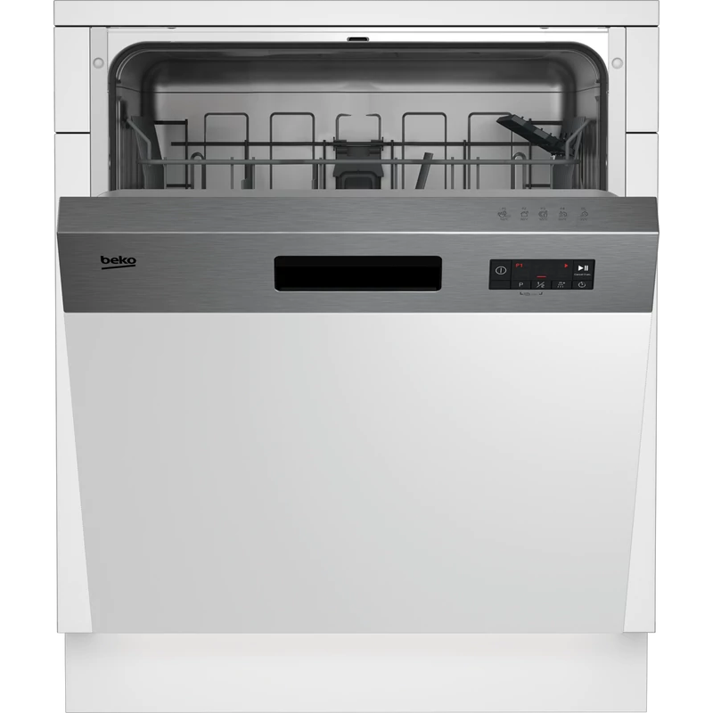 Beko BDSN153E3X beépíthető mosogatógép inox 60cm
