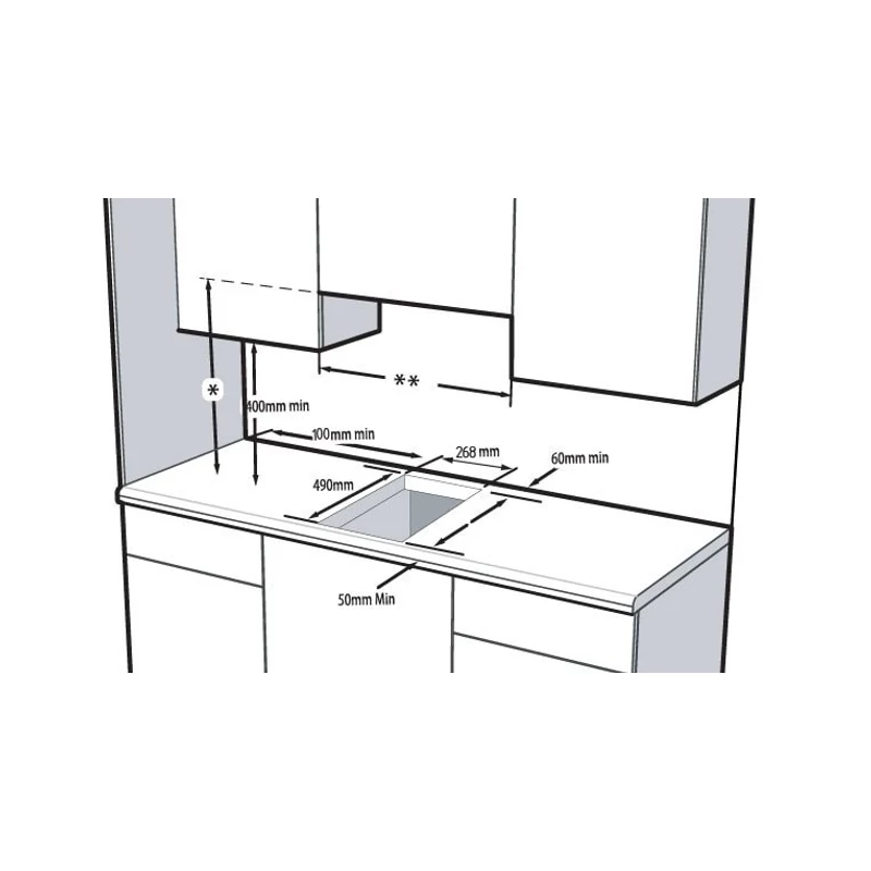 Beko HDCE32201X beépíthető vasmagos domino főzőlap inox