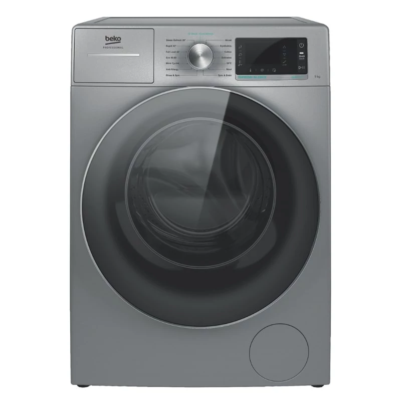 Beko AWB 912S/PRO BP félipari mosógép ezüst 9kg kapacitás