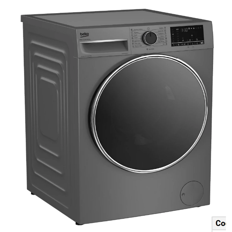 Beko AWGB 1012 S/PRO félipari mosógép ezüst 10kg kapacitás