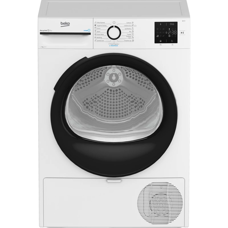 Beko BM3T37239WBB szárítógép 7kg FreshCaps 54cm mély
