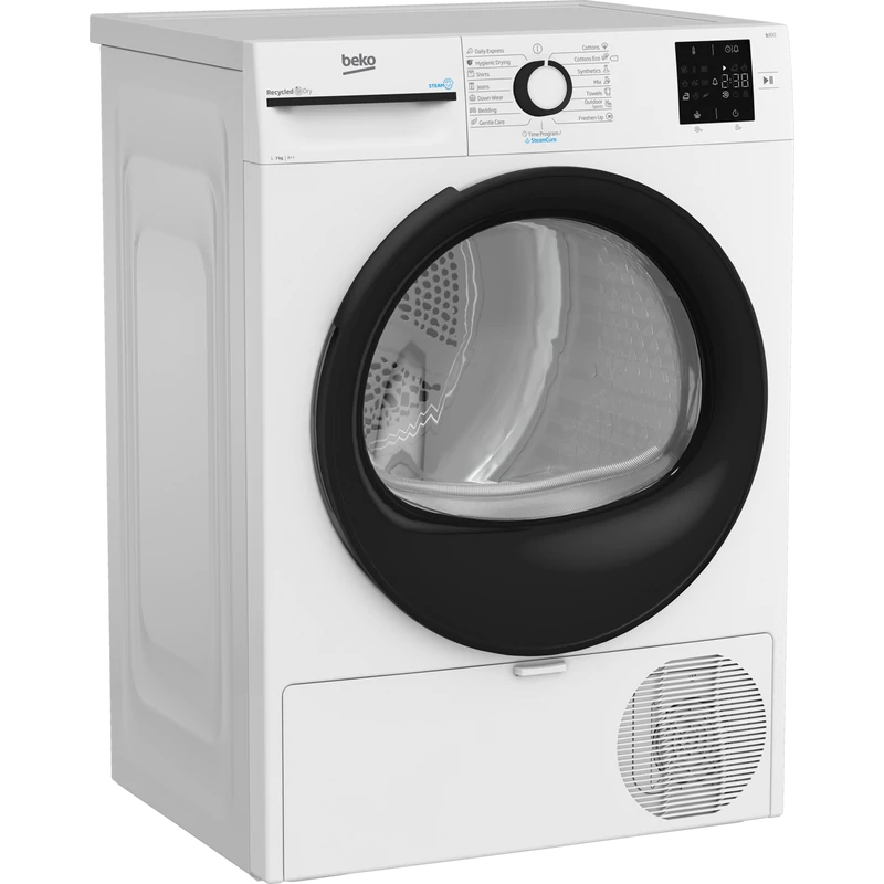 Beko BM3T37239WBB szárítógép 7kg FreshCaps 54cm mély