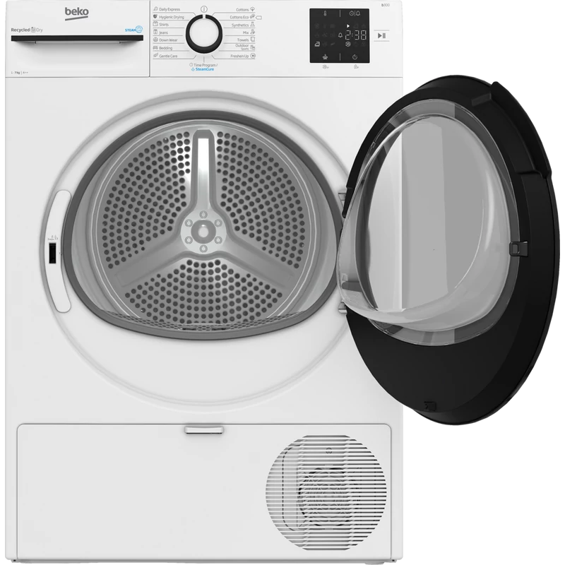 Beko BM3T37239WBB szárítógép 7kg FreshCaps 54cm mély