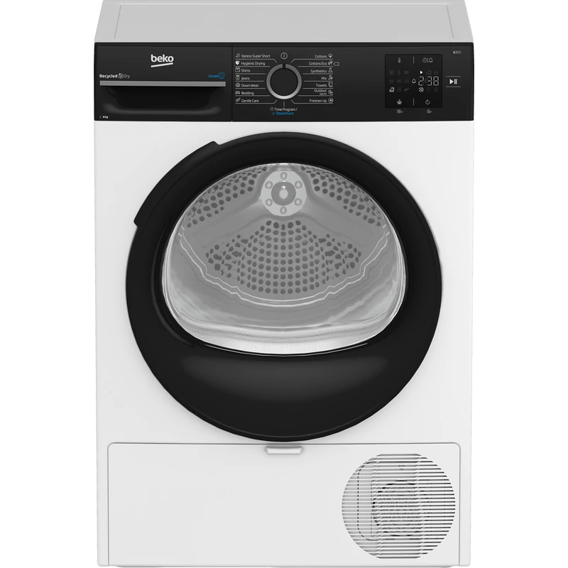 Beko BM3T38239WBB szárítógép 8kg FreshCaps 54cm mély