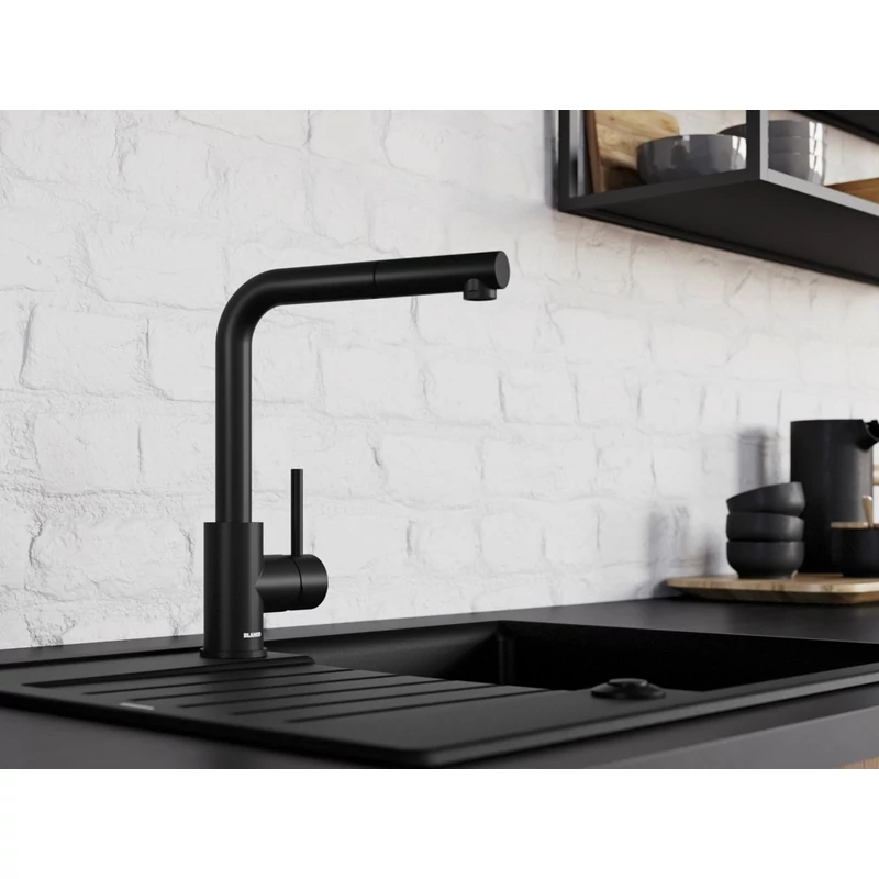 Blanco MILA ECO matt fekete HD csaptelep 528155