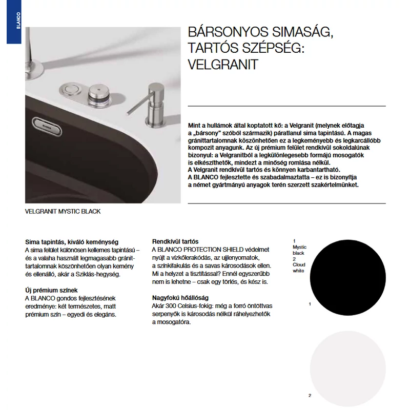 BLANCO OOVALON 700-U cloud white aláépíthető mosogató