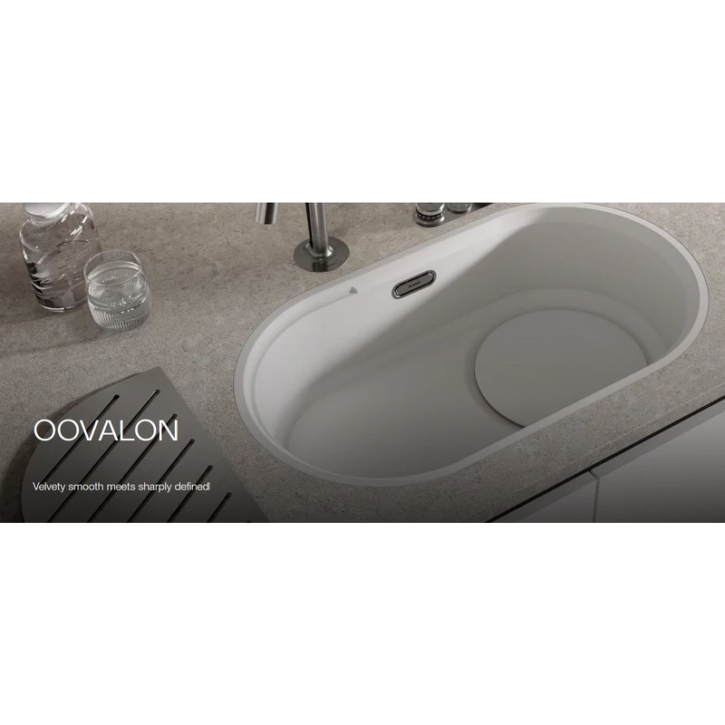 BLANCO OOVALON 700-U cloud white aláépíthető mosogató