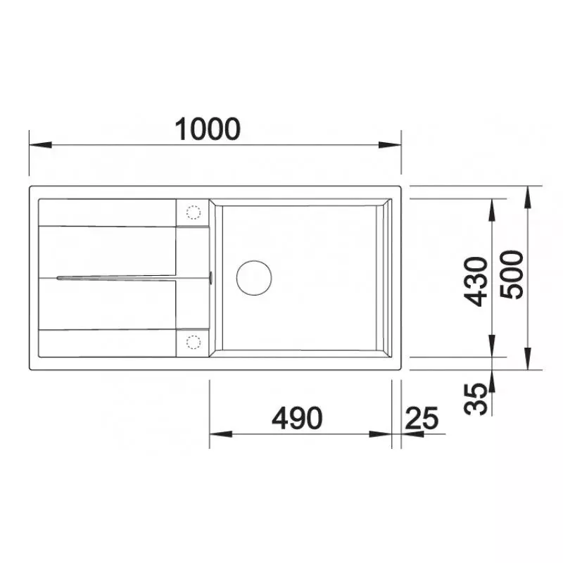 BLANCO METRA XL 6S Gránit Mosogató Medence Fehér