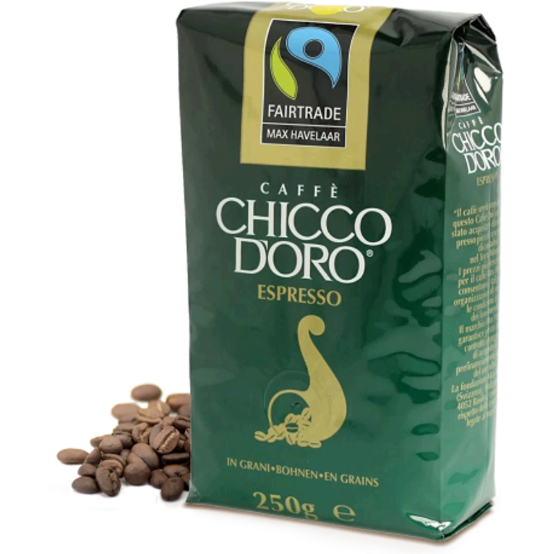 Chicco d'Oro Max Havelaar Fairtrade szemes kávé 250g 110251