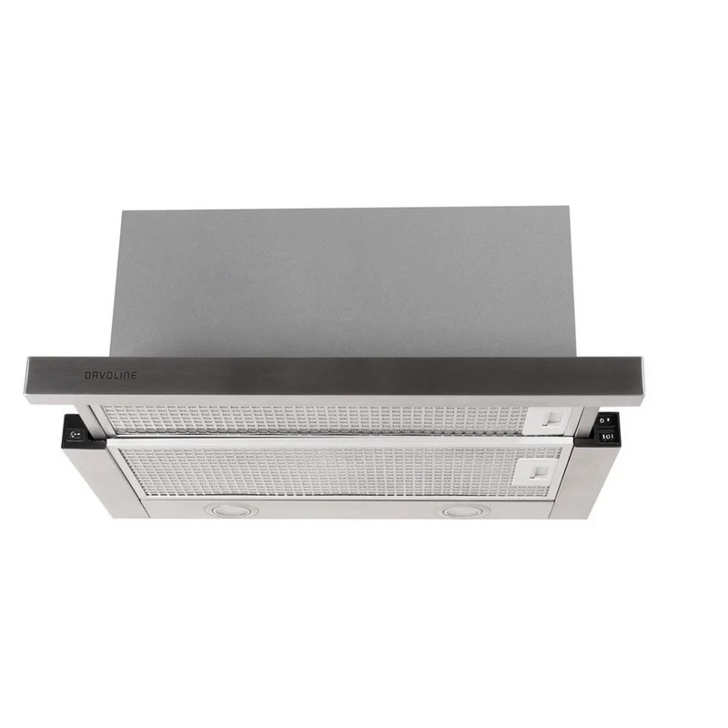 Davoline IOS ULTRA 90 GR-IX beépíthető teleszkópos páraelszívó inox 90cm
