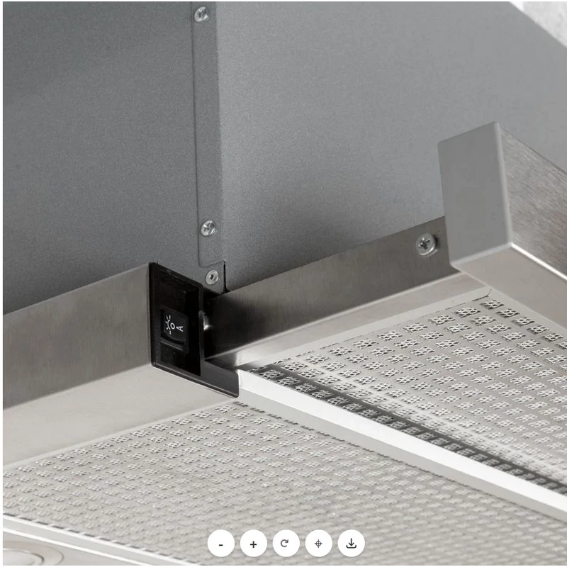 Davoline IOS ULTRA 90 GR-IX beépíthető teleszkópos páraelszívó inox 90cm