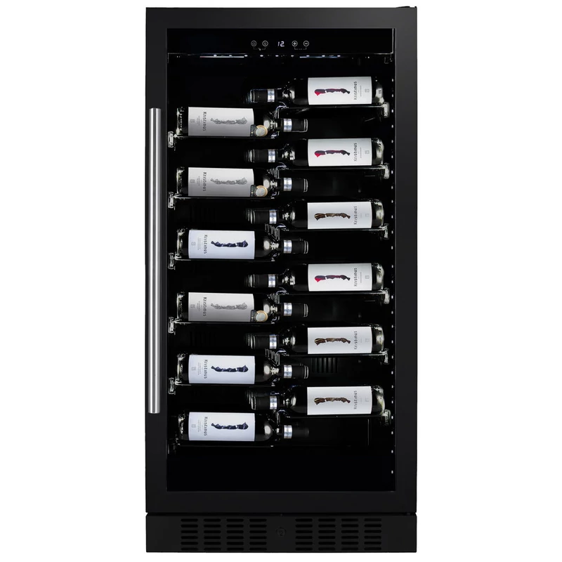 Dunavox DX-70.258DB Grande beépíthető borhűtő fekete 70 palackos