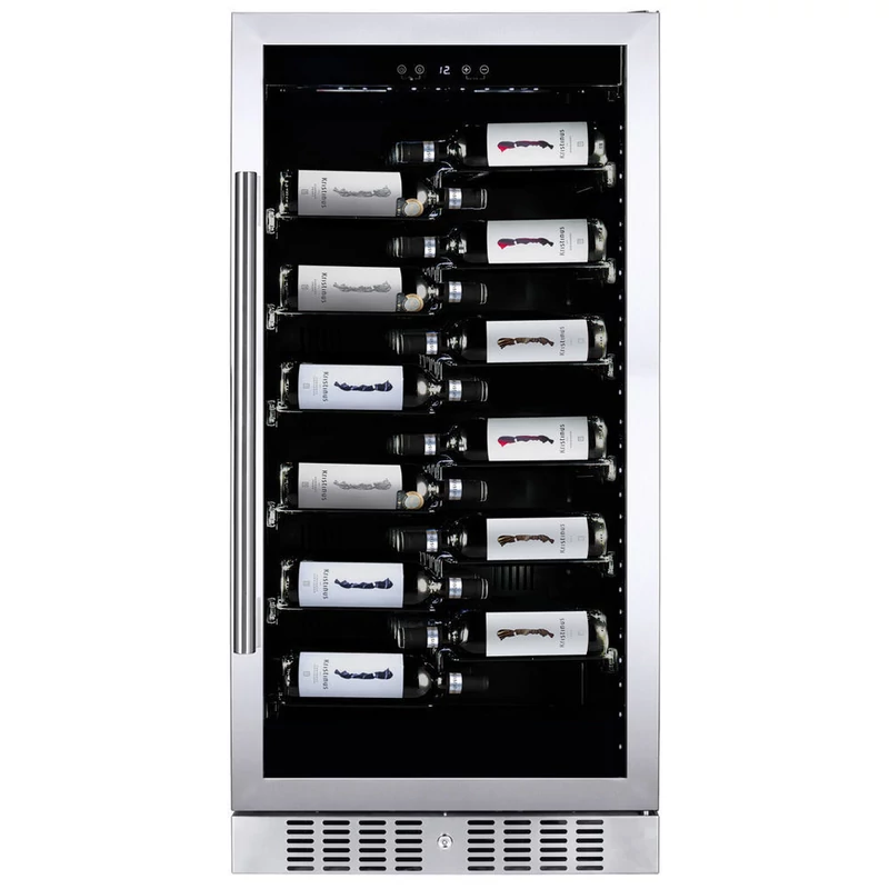 Dunavox DX-70.258DSS Grande beépíthető borhűtő inox 70 palackos