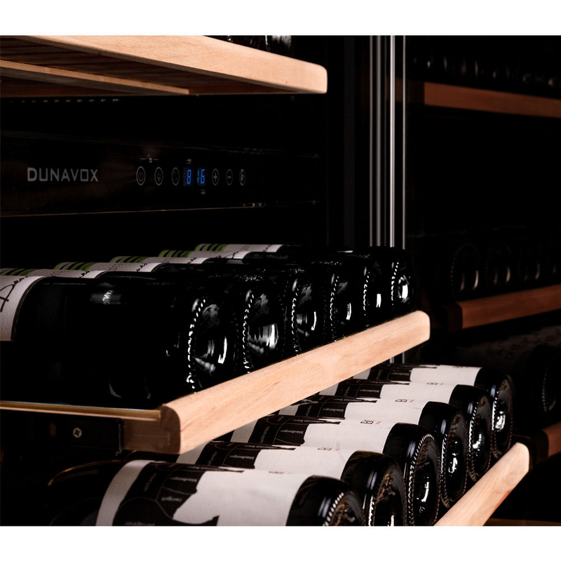 Dunavox DX-94.270SDSK Grande beépíthető borhűtő inox 94 palackos