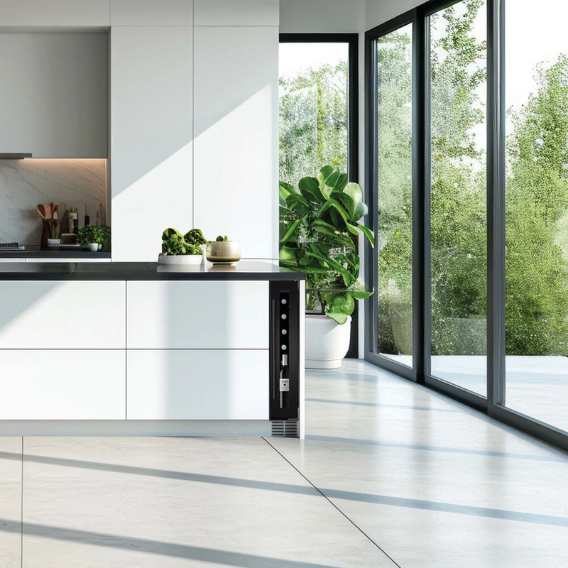 Dunavox DAUF-8.23SS beépíthető borhűtő inox 9 palackos