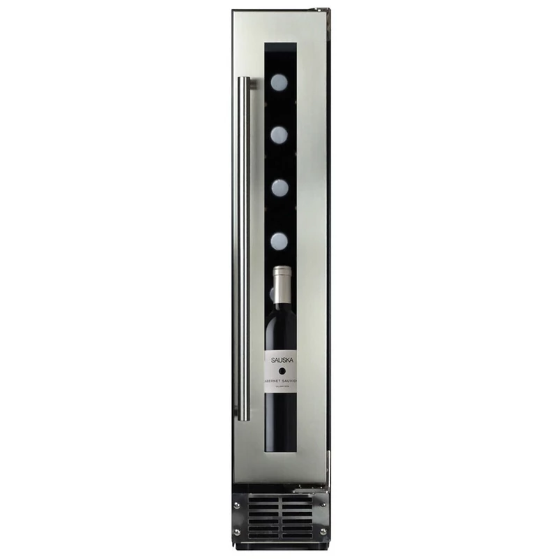 Dunavox DAUF-8.23SS beépíthető borhűtő inox 9 palackos