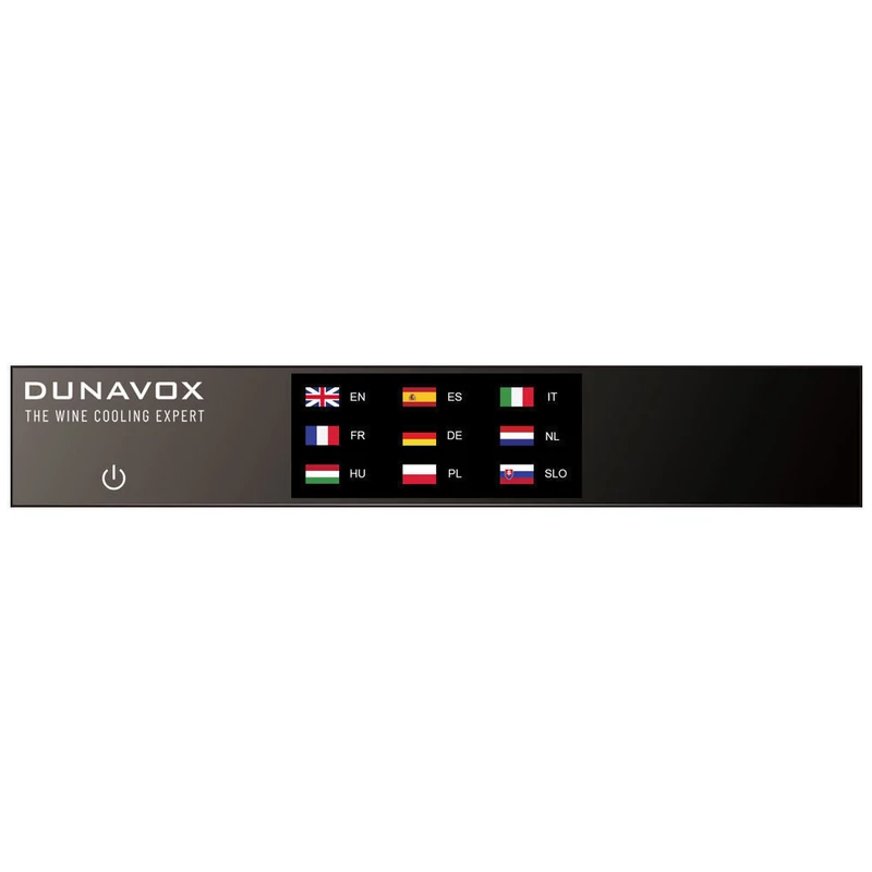 Dunavox DVN-109.291DOP.TO beépíthető borhűtő Overlay panel 109 palackos