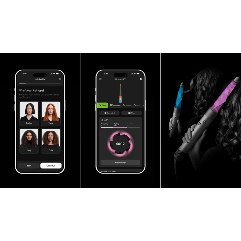 Dyson Airwrap i.d.™ Straight+Wavy multifunkciós hajformázó-szárító (Ceramic Pink/Rose Gold)