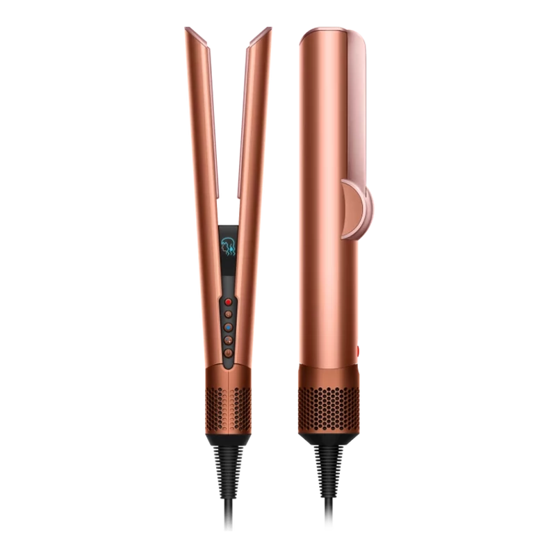 Dyson Airstrait  nedves-száraz hajvasaló (Amber silk/Pink champagne)