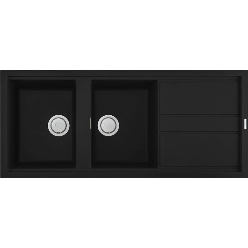 Elleci Best 500 gránit mosogató medence K86 BLACK