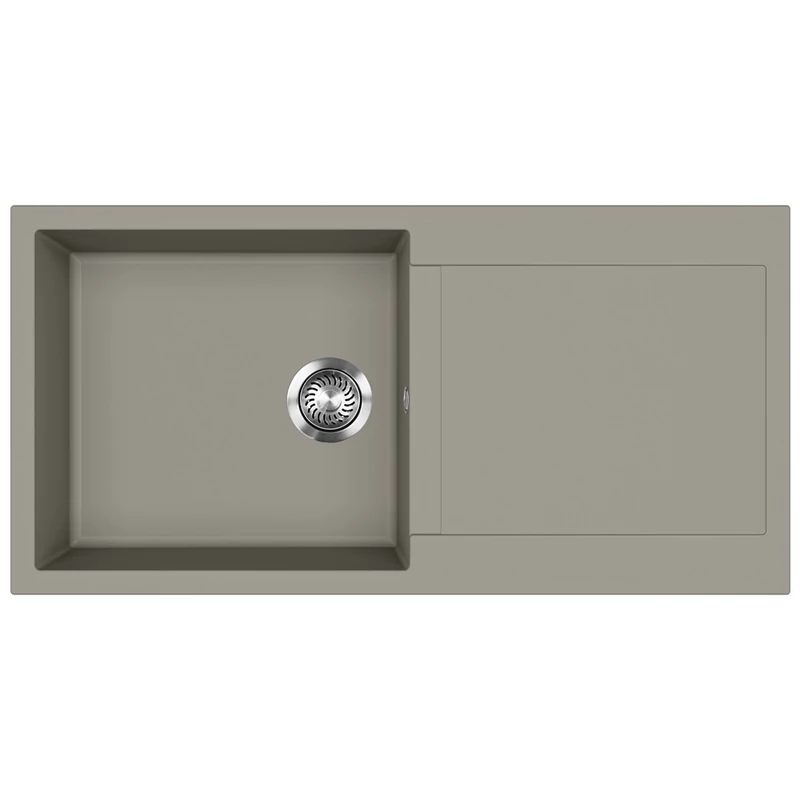 Evido Cubo XL 6S gránit mosogató 1000x500mm platina 442059