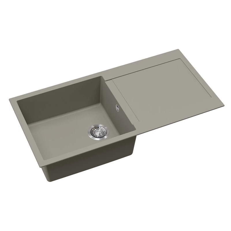 Evido Cubo XL 6S gránit mosogató 1000x500mm platina 442059