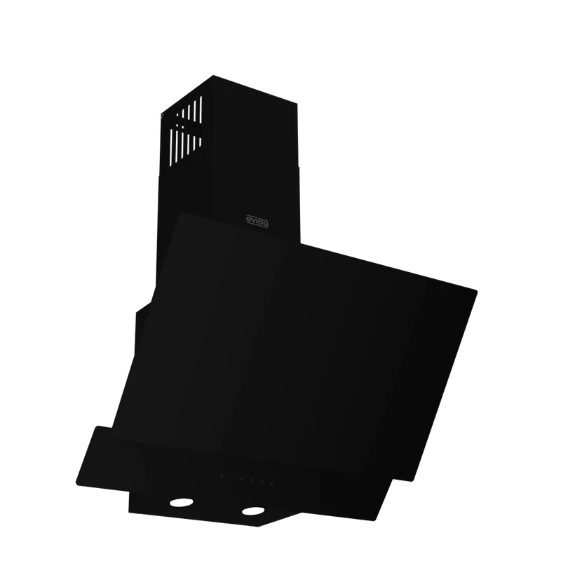 Evido CHY6TB.1 SKY PRO 60B döntött fali páraelszívó fekete üveg 60cm