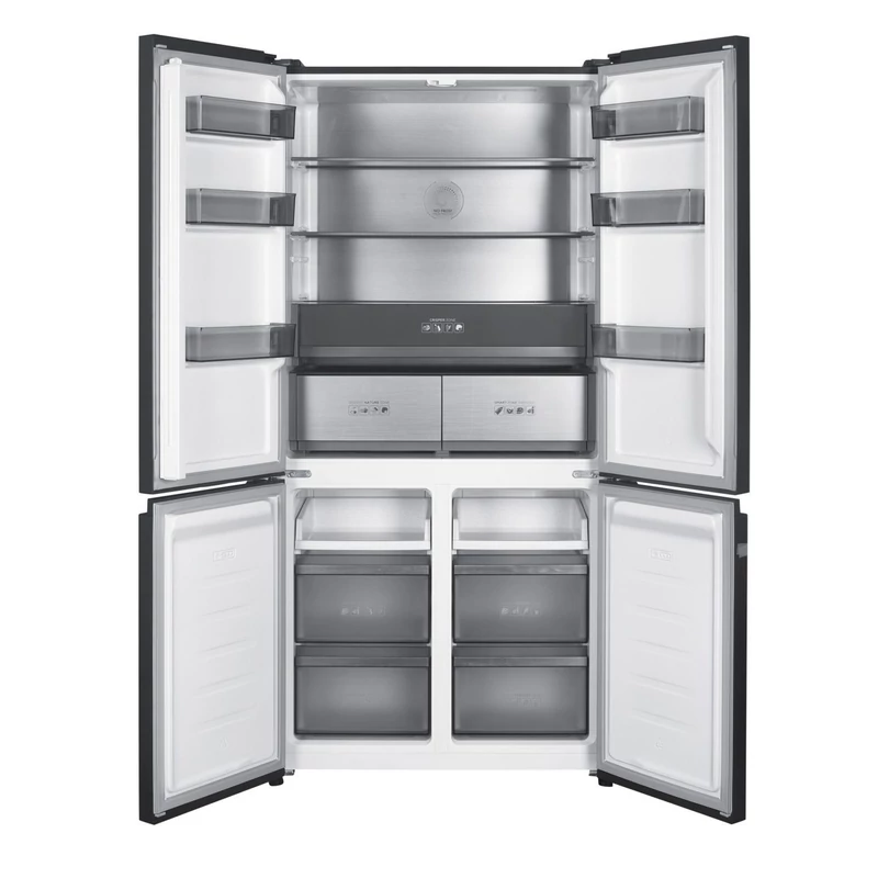 Evido RFF505B.1 SPACE FIT 505B szabadonálló 4 ajtós hűtő fekete