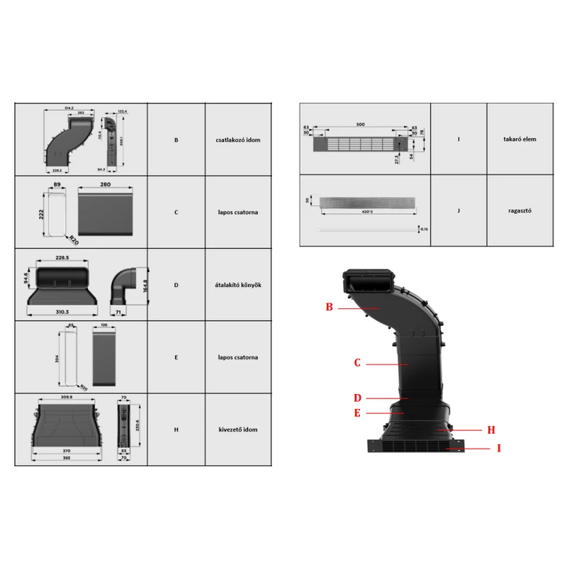 Evido IV8DB.1 VENTO 80DB beépíthető indukciós főzőlap páraelszívóval 80cm