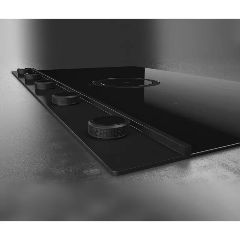 Elica NIKOLATESLA UNPLUGGED indukciós lap páraelszívóval fekete perem 90cm kivezetéses