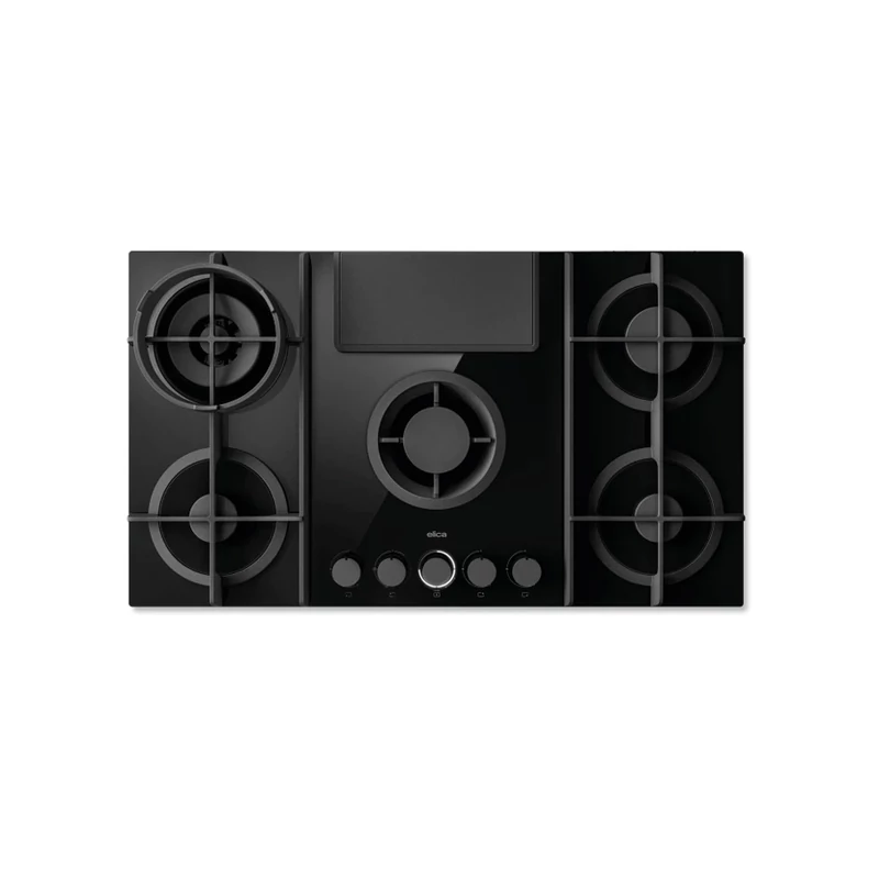 ELICA - NIKOLATESLA FLAME EVO BL/A/88 páraelszívóval rendelkező gázfőzőlap