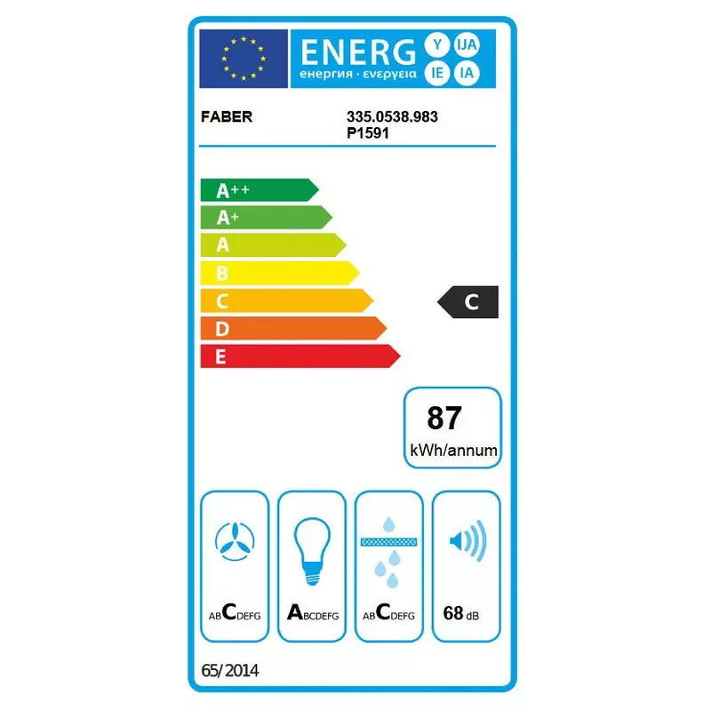 FABER Eclipse EV8 LED X A37 Páraelszívó Inox