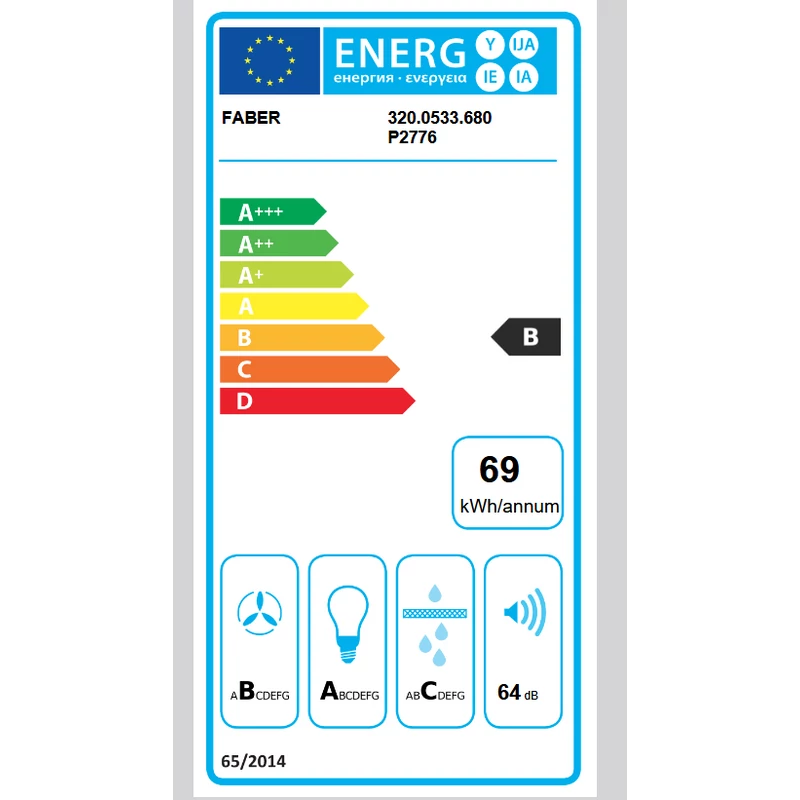 Faber Strip Smart EV8 X A60 Fali páraelszívó