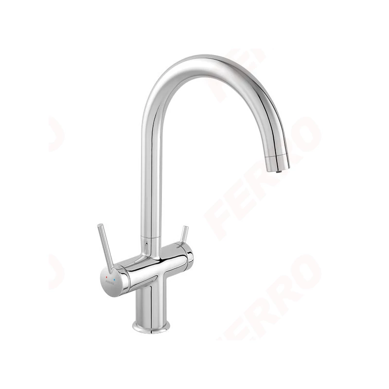 Ferro BFT41 Filtrata álló íves csaptelep szűrt vízhez króm 1386