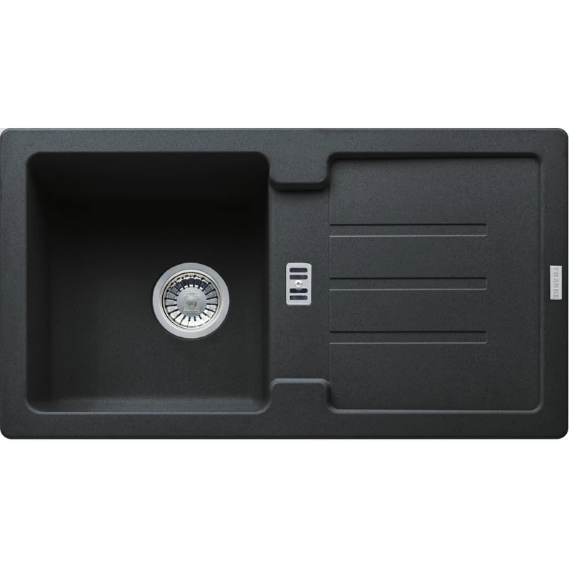 Franke STRATA STG 614-78 gránit mosogató fekete 780x435mm