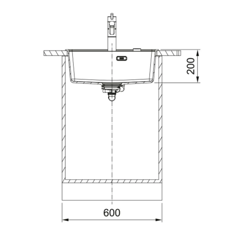Franke MARIS 2.0 MRG 610-52 TL gránit mosogató matt fekete 114.0661.642