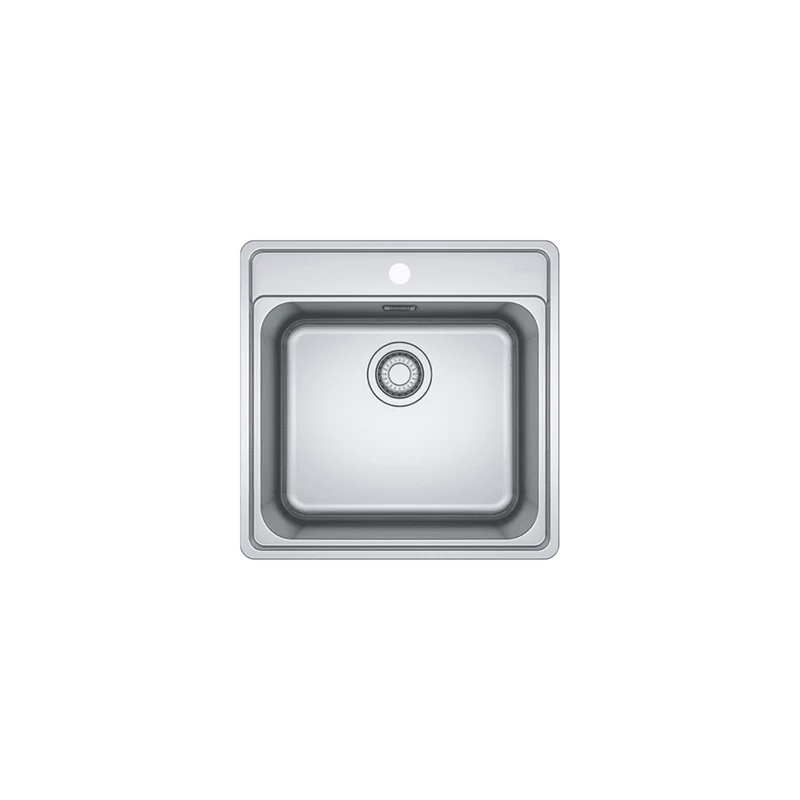 Franke BELL BCX 610-51 nemesacél mosogató + LINA XL J csap szett FR1301186
