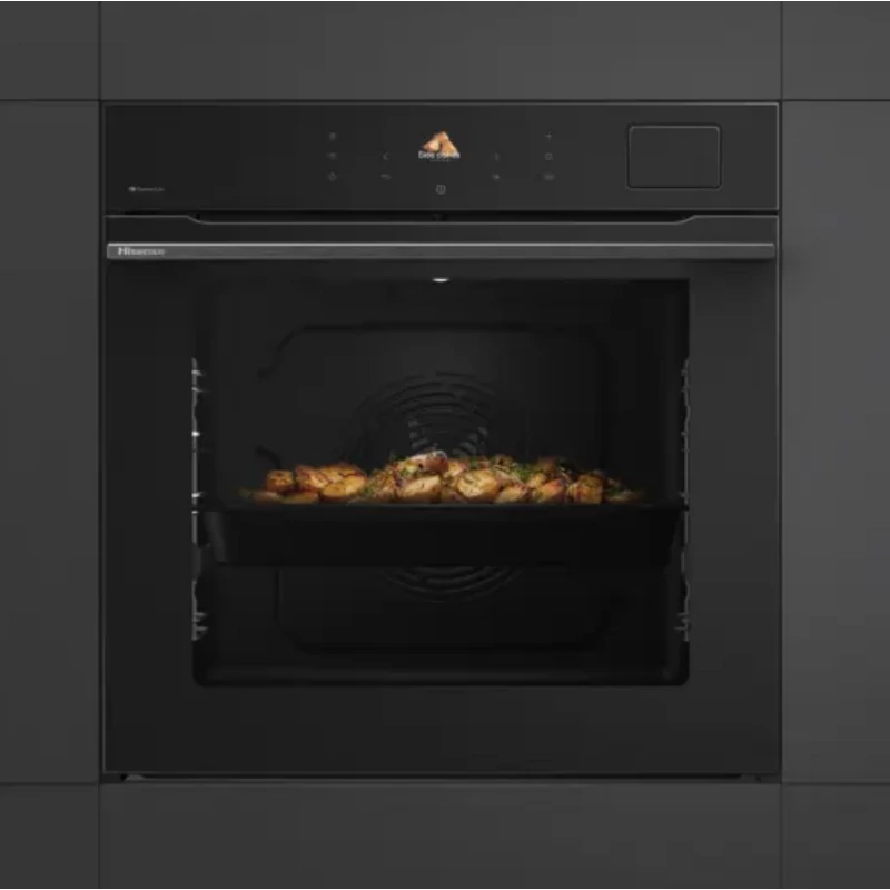 Hisense BAS614P8B beépíthető sütő gőzfunkciós pirolítikus fekete