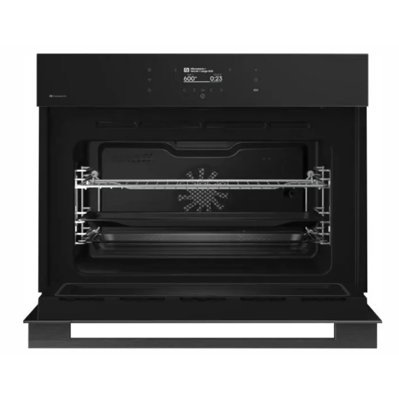 Hisense BIM406A8B beépíthető kompakt sütő + mikrohullám 45cm fekete