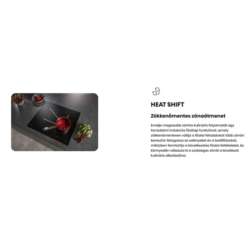 Hisense HI6443SRWF beépíthető indukciós főzőlap matt felület 60cm