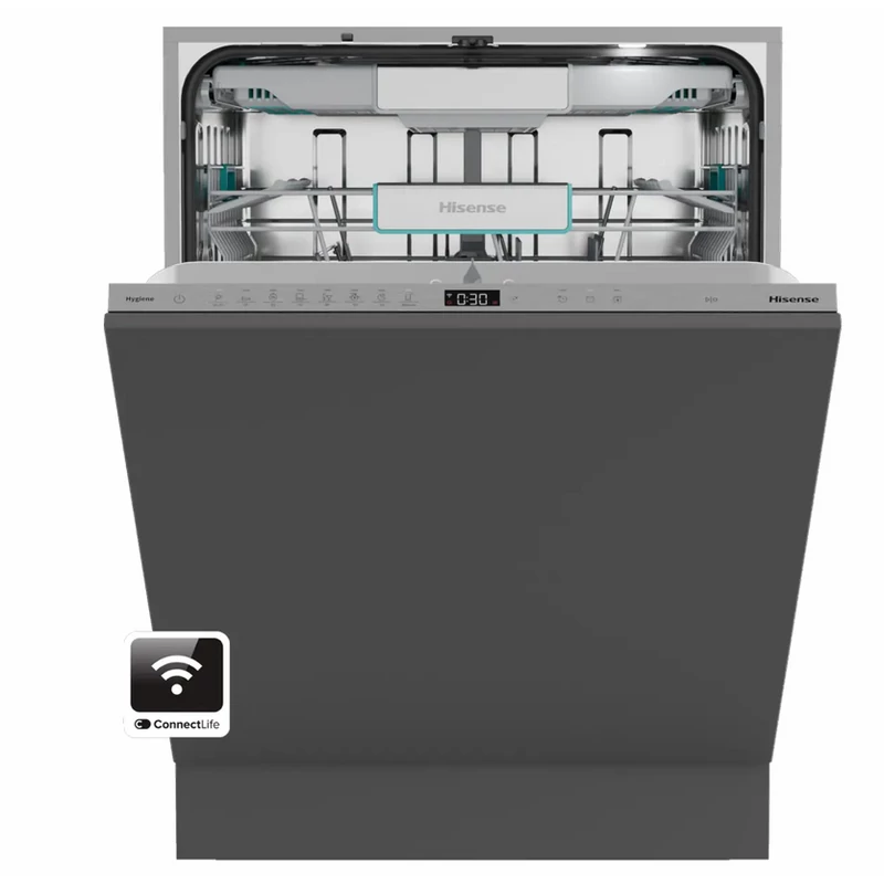 Hisense HV673A65 teljesen beépíthető mosogatógép SlidingDoor - csúszó ajtózsanér 60cm