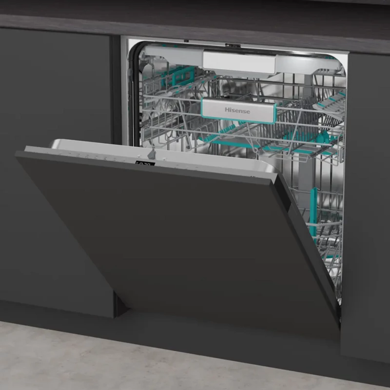 Hisense HV673A65 teljesen beépíthető mosogatógép SlidingDoor - csúszó ajtózsanér 60cm