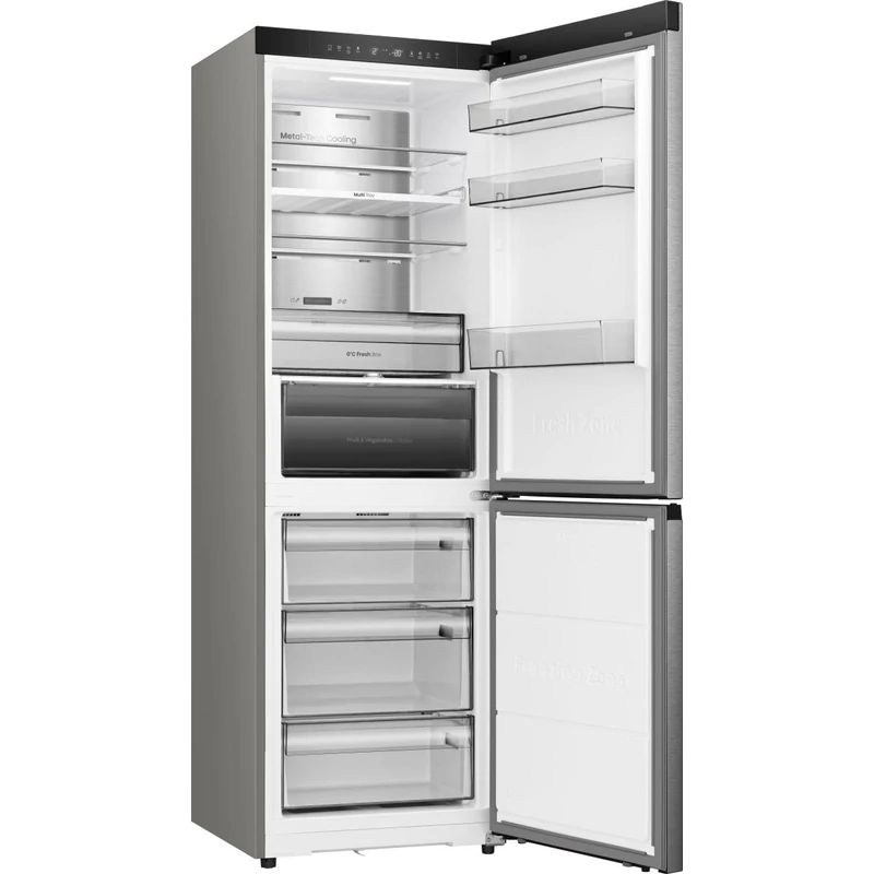 Hisense RB3K330SAID alulfagyasztós hűtőszekrény inox