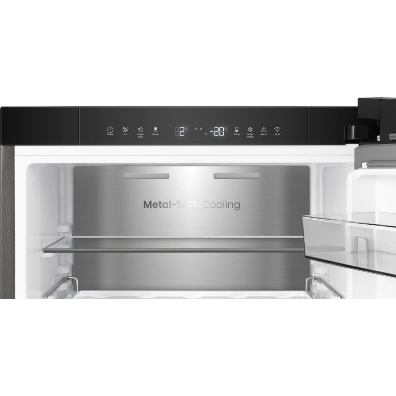 Hisense RB3K330SAID alulfagyasztós hűtőszekrény inox