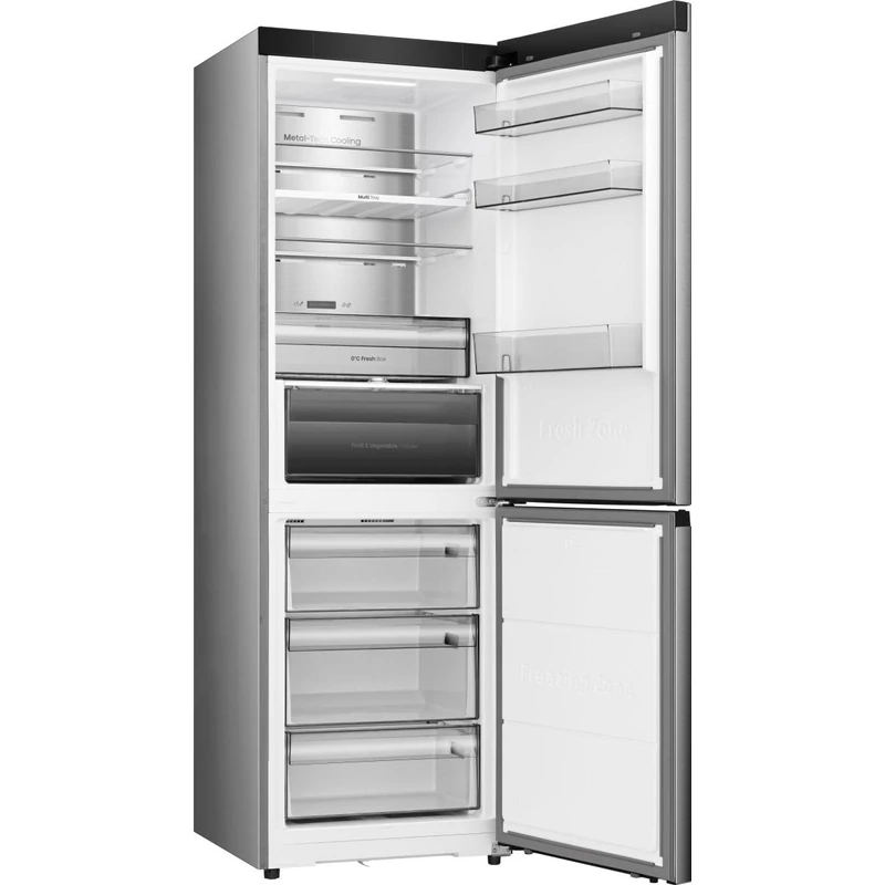 Hisense RB3K330SAIE alulfagyasztós hűtőszekrény inox