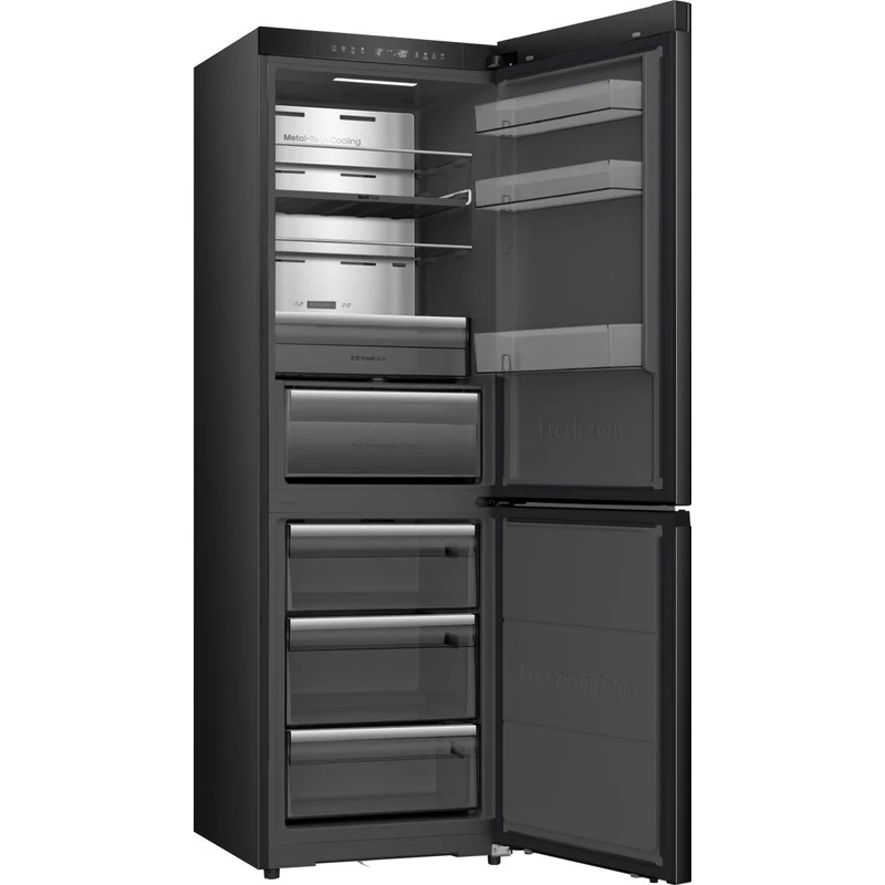 Hisense RB5K330GSFD alulfagyasztós hűtőszekrény fekete