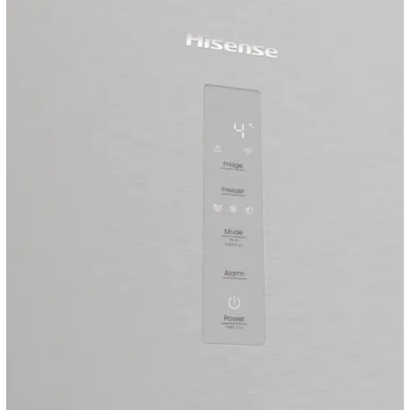 Hisense RB5P410SACA alulfagyasztós hűtőszekrény 203x60x66cm inox